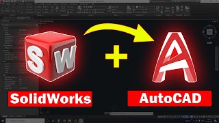 SolidWorks File to AutoCAD File  3 Different Methods [upl. by Arihsay]