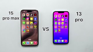 iPhone 15 pro max vs iPhone 13 Pro speed test [upl. by Deadman43]