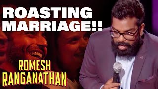 quotWhy do you think your marriage is failingquot  ROASTING A MARRIED COUPLE  Romesh Ranganathan [upl. by Enelav]