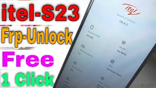 ITEL S23 4G S665L FRP BYPASS BY TFM ONE CLICK  ITEL S23 ANDROID 13 12 GOOGLE ACCOUNT REMOVE 2023 [upl. by Cirdec463]