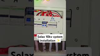 Solax 10kv system installation ⚡👍 [upl. by Frederique]