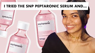 SNP Peptaronic Serum Review  India  SNP Prep  KoreanSkincare India peptaronicserum [upl. by Attenev668]