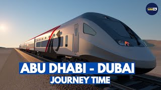 Etihad Rail unveil Abu Dhabi  Dubai journey time for passenger service [upl. by Jea]