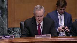 Crapo Questions Becerra at HHS Budget Hearing [upl. by Skees]