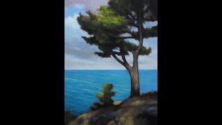 Tree amp Sea 6  Painting Demonstration [upl. by Adleremse]