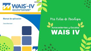 wais iv antecedentes y escalas [upl. by Cleres]