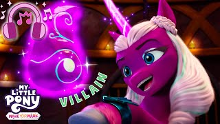 🎵 My Little Pony Make Your Mark  Villain 🦹 Official Lyric Video Music MLP Song [upl. by Eoj]