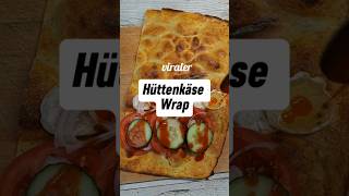 Gesundes Rezept LowCarb High Protein  viraler Hüttenkäse Wrap [upl. by Tamarra266]