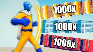 1000x OVERPOWERED UNITS COMPILATION  TABS Totally Accurate Battle Simulator [upl. by Marjana]