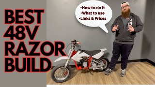 HOW TO BUILD The BEST Razor MX500  30 MPH [upl. by Ahtnicaj]