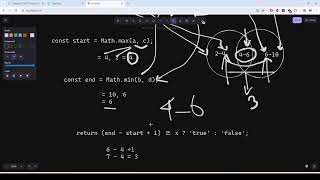 Coderbyte  Overlapping Ranges  Easy  Solution with JavaScript [upl. by Adiel14]