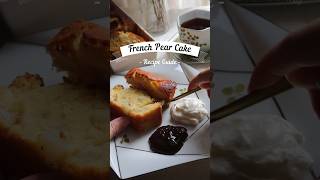 Fluffy and Easy French Pear Cake Recipe 🍐🍰 [upl. by Ahsilahs291]