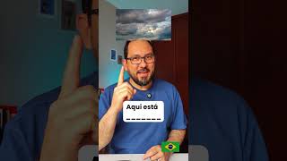 Easy Beginner Portuguese  🌤️☔ Clima em Português brazilianportugue learnportuguese [upl. by Enilrac]