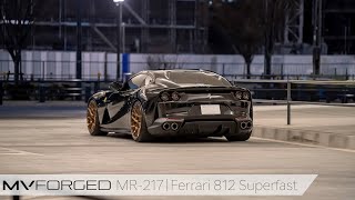 【bond shop Tokyo】Ferrari 812 Superfast on MV Forged MR217 Duoblock【4K】 [upl. by Lahcear]