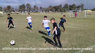 Soccer Football Club America Cup 2024 Temecula  2015 NBCD Johnons moves goals and highlights [upl. by Amye]