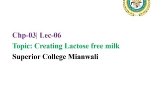 How to prepare lactose free milk  Creating lactose free milk at home [upl. by Ahsilek487]