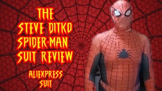 The Steve Ditko SpiderMan Suit Review AliExpress Suit [upl. by Weinreb]