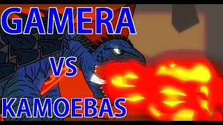 GAMERA VS KAMOEBAS Kaiju Fighter EX plus Alpha [upl. by Lamrej409]