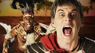 Shaka Zulu vs Julius Caesar Epic Rap Battles of History [upl. by Attenov819]