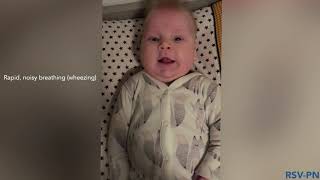 Symptoms severe Bronchiolitis RSV infection  RSV Awareness Week 2020 [upl. by Kobe407]