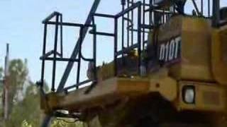 ADE Access System For Cat D10T Dozer  Lowering [upl. by Nahgeam550]