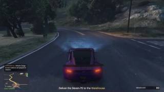 GTA Online Vehicle Cargo Mission Stealing Seven70 ImportExport [upl. by Turnheim537]