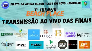 1º TORNEIO BEACH PLACE DE BEACH TENNIS  FINAIS AO VIVO E COM IMAGENS  300624 [upl. by Aratak]