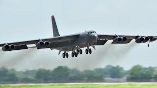 B52 Stratofortress Bombers In Action [upl. by Auos]