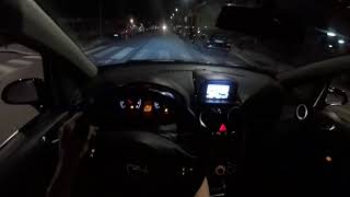 Corsa VXROPC  Turbo SOUND Pop and Bang  Night Drive Pov [upl. by Skippie]