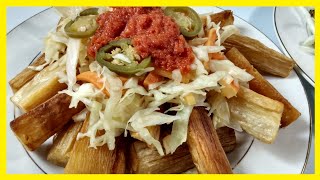 Yuca Frita Salvadoreña [upl. by Assirral]