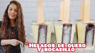 Cómo hacer HELADOS DE QUESO y bocadillo🍦🧀 [upl. by Onaicilef954]