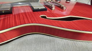 Ibanez AS93FM TCD Clean Sound No Talking [upl. by Ttebroc963]