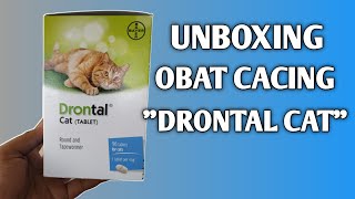 DRONTAL CAT OBAT CACING KUCING TERBAIK [upl. by Oirotciv]