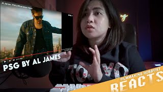 Al James  PSG Official Music Video  Reaction [upl. by Eerised19]