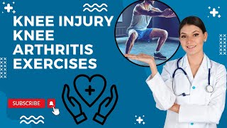 knee injury Knee Arthritis Stretches and Exercises [upl. by Neelyaj]