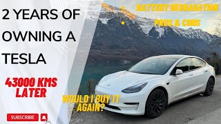 Tesla Model 3 after 2 years of ownership  long term review [upl. by Julis835]