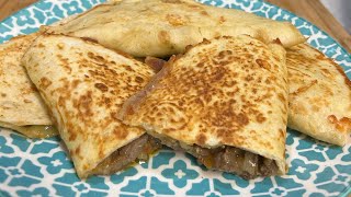 Steak n Veggie Quesadilla Pockets [upl. by Slade]