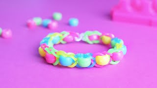 DIY  How To Make Beaded Rainbow Loom Bracelet  EASY TUTORIAL  Friendship Bracelet [upl. by Adian295]