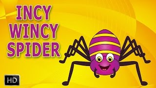 Incy Wincy Spider Nursery Rhyme with Lyrics  Cartoon Animation Rhymes  Itsy Bitsy Spider [upl. by Droflim]