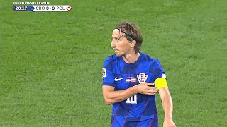 39 YEARS OLD Luka Modric Masterclass vs POLAND [upl. by Rramel]