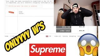 SUPREME SLED MANUAL LIVE COP FW17 EASY COP WEEK 19 [upl. by Llehsem299]