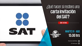 ¿Qué hacer si recibes una carta invitación del SAT  En vivo [upl. by Ellecrag]