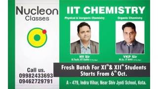 NUCLEON CHEMISTRY CLASSES KOTA  IIT JEE MAIN  ADVANCED  AIPMT [upl. by Mcilroy]