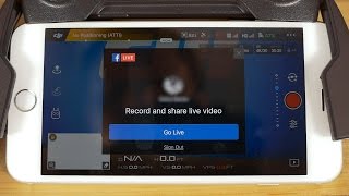 DJI Tutorials  Mavic Pro  Livestreaming to Facebook [upl. by Namaan]