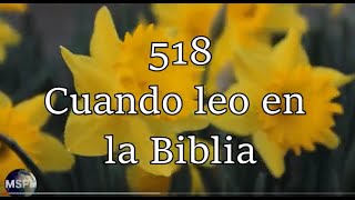 HA62  Himno 518  Cuando leo en la Biblia [upl. by Halimeda837]