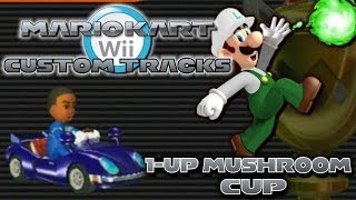 Mario Kart Wii Custom Tracks  Fire Luigi Cup [upl. by Ricardama]