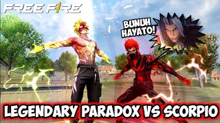 FILM PENDEK FREE FIRE LEGENDARY PARADOX VS SCORPIO  AKHIR DARI HAYATO [upl. by Nylloc213]