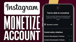 How To Monetize Instagram Account 2024 StepByStep Tutorial [upl. by Oinoitna]