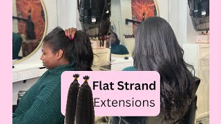 Flat Strand Install with Avlon Texture Release House of Hair uk [upl. by Aicilak594]