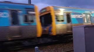 The 617pm Frankston service arriving into Seaford station 🚉 [upl. by Feinleib]